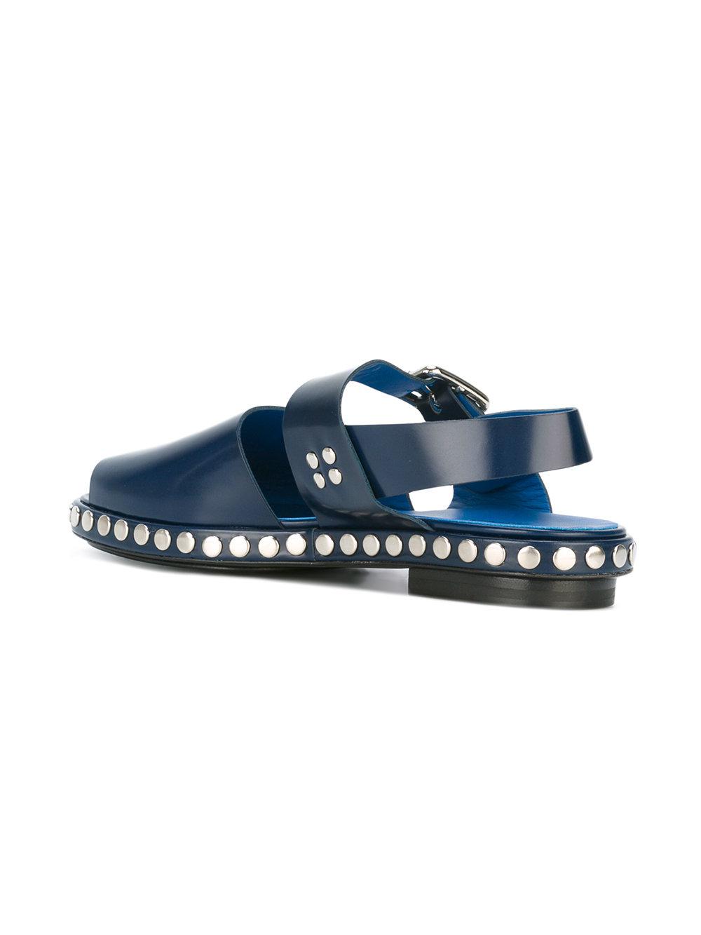 Lyst KENZO Studded Sandals in Blue for Men