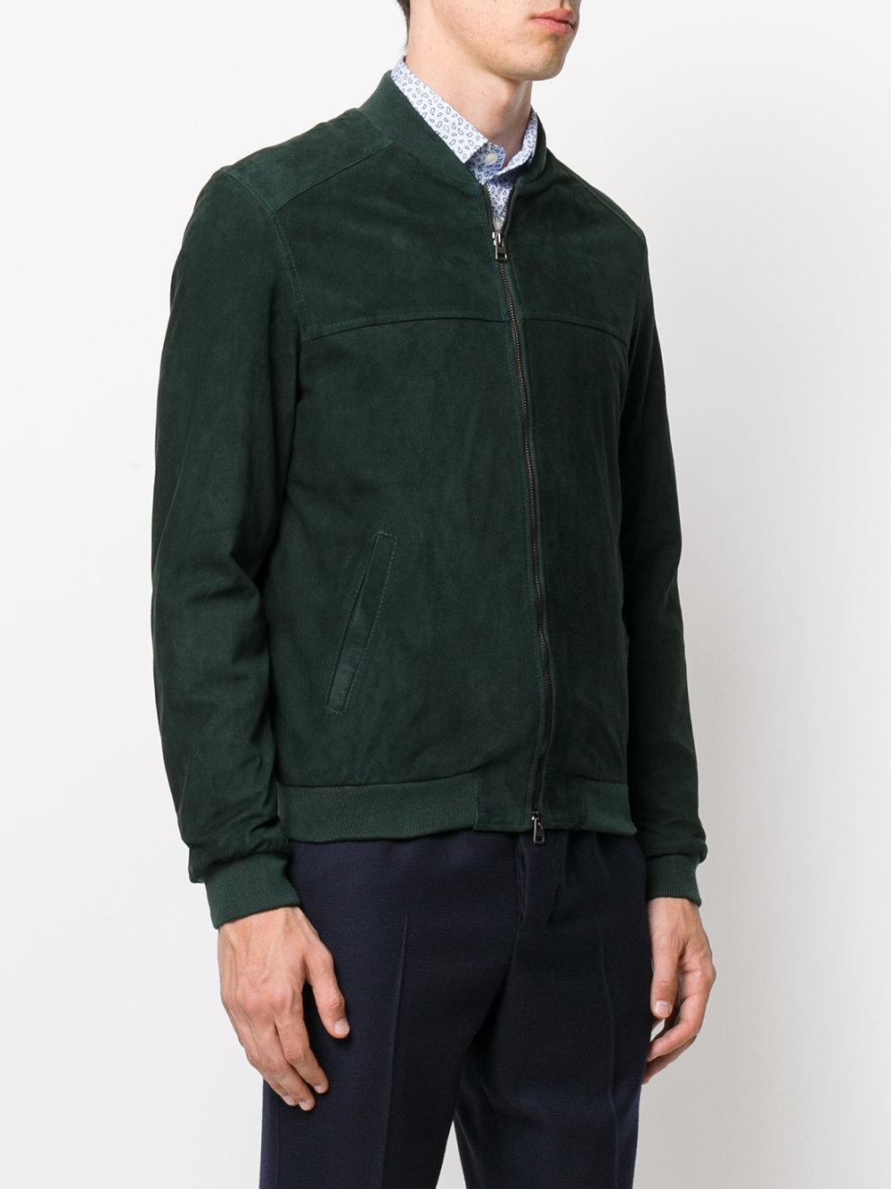 Lyst - Etro Classic Bomber Jacket in Green for Men