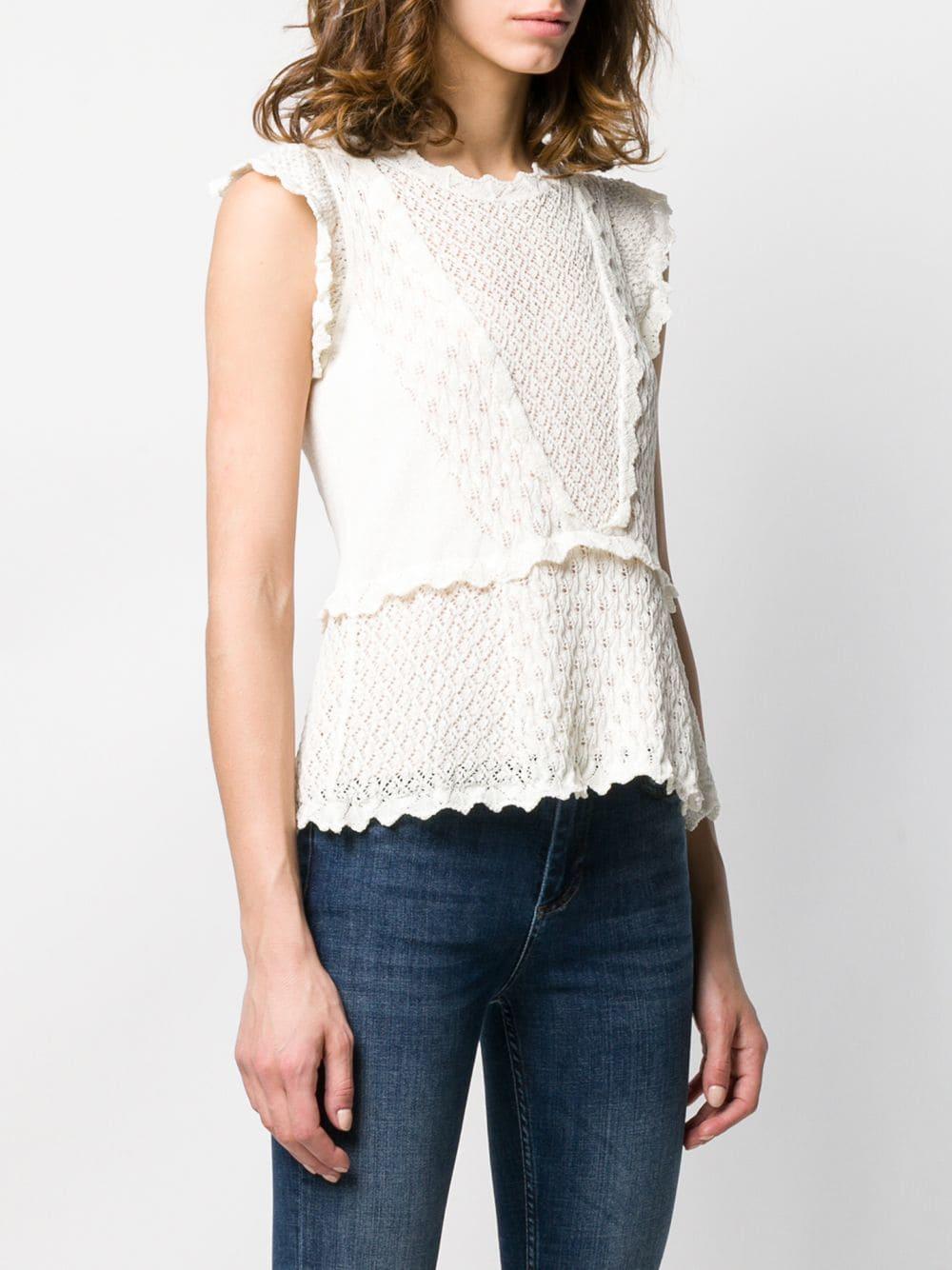 crochet sleeve top