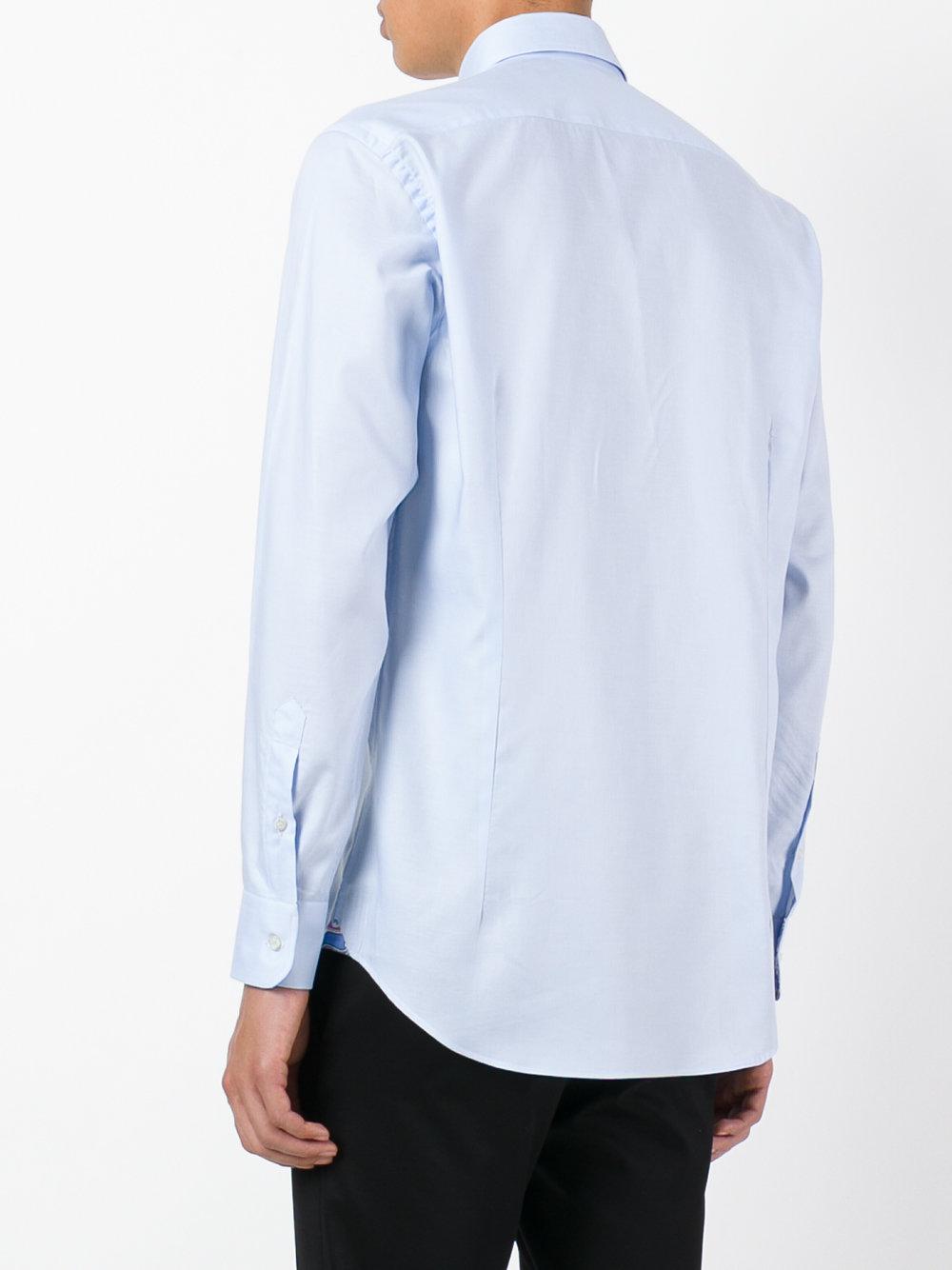 etro blue shirt