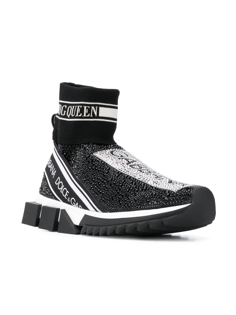 In Sneakers Gabbana Style Dolceamp; Black Sock Lyst eBCWdorx
