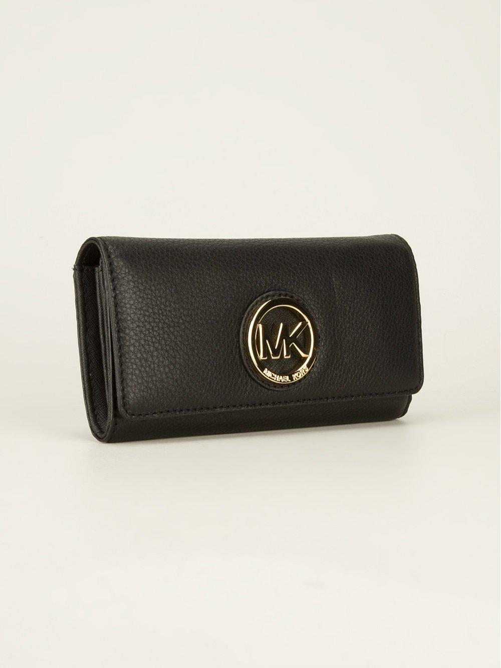 Lyst - Michael Michael Kors 'fulton' Wallet in Black