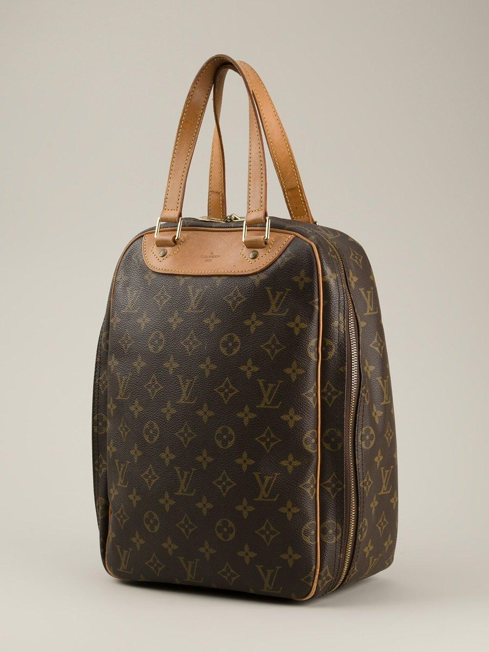 Louis Vuitton &#39;excursion&#39; Shoe Bag in Brown - Lyst