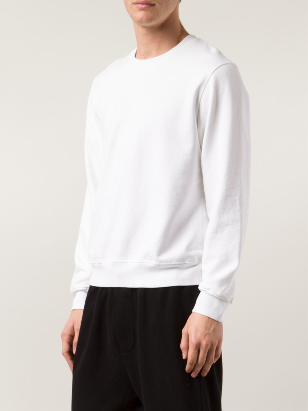 Download Lyst - Fadeless Crew Neck Sweatshirt in White for Men