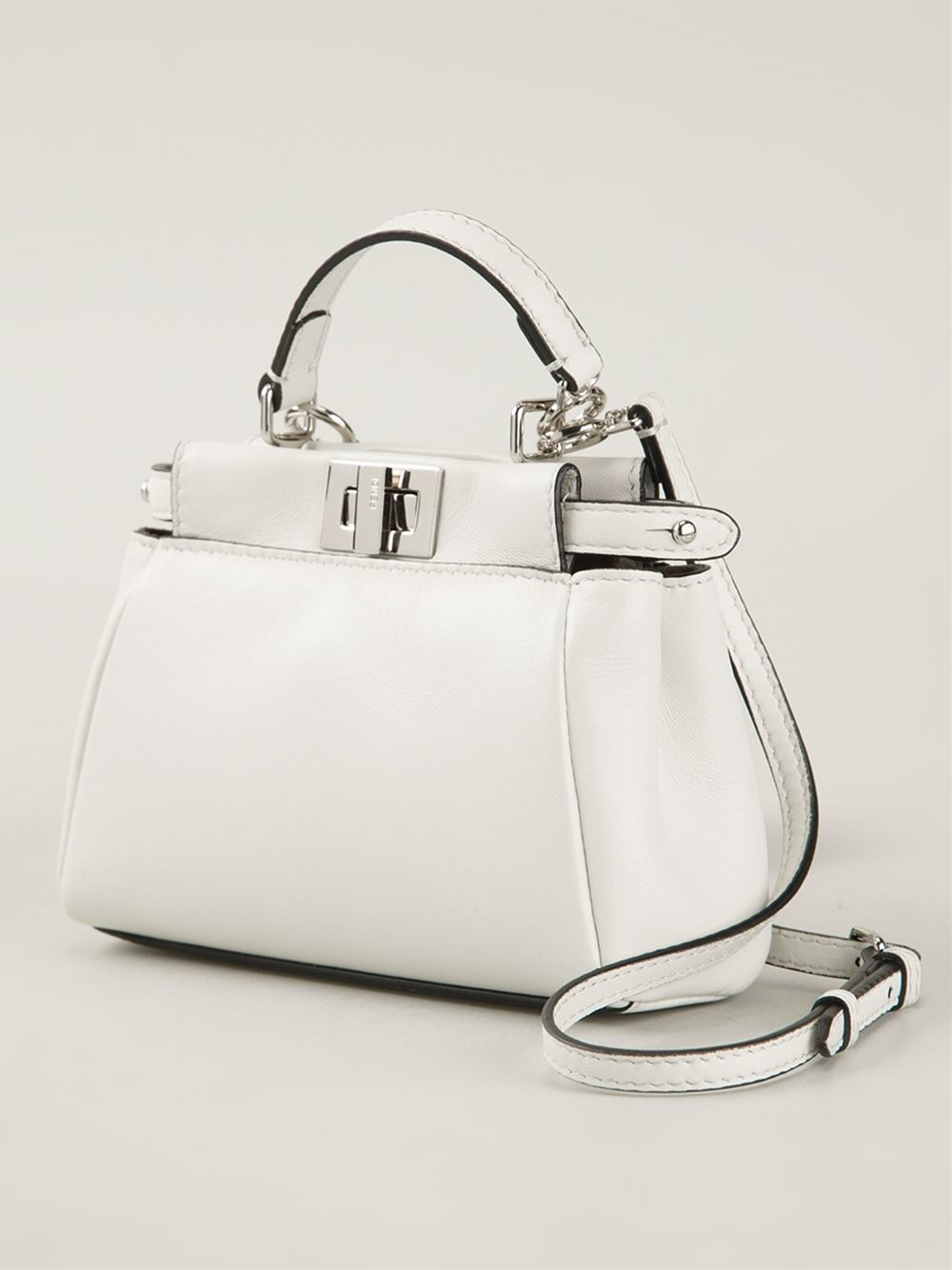 fendi white spy bag