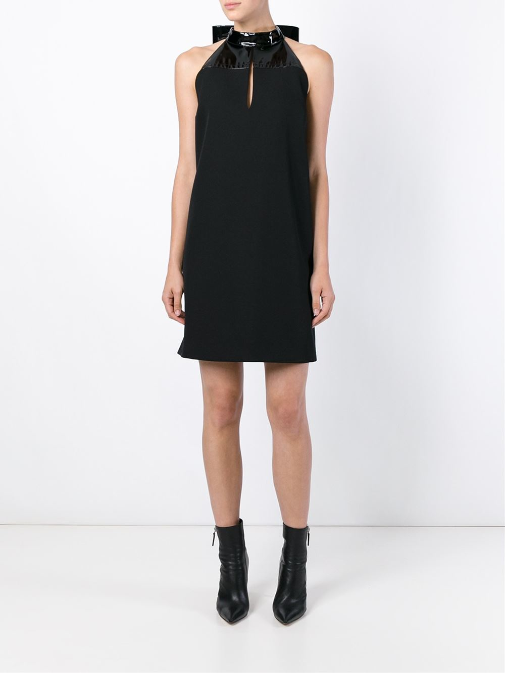 Lyst - Maison Margiela - Bow Strap Dress - Women - Polyester ...