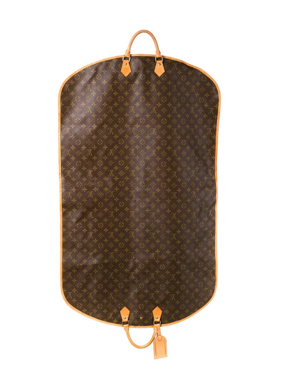 Louis Vuitton Leather Garment Cover With Handles in Brown - Lyst