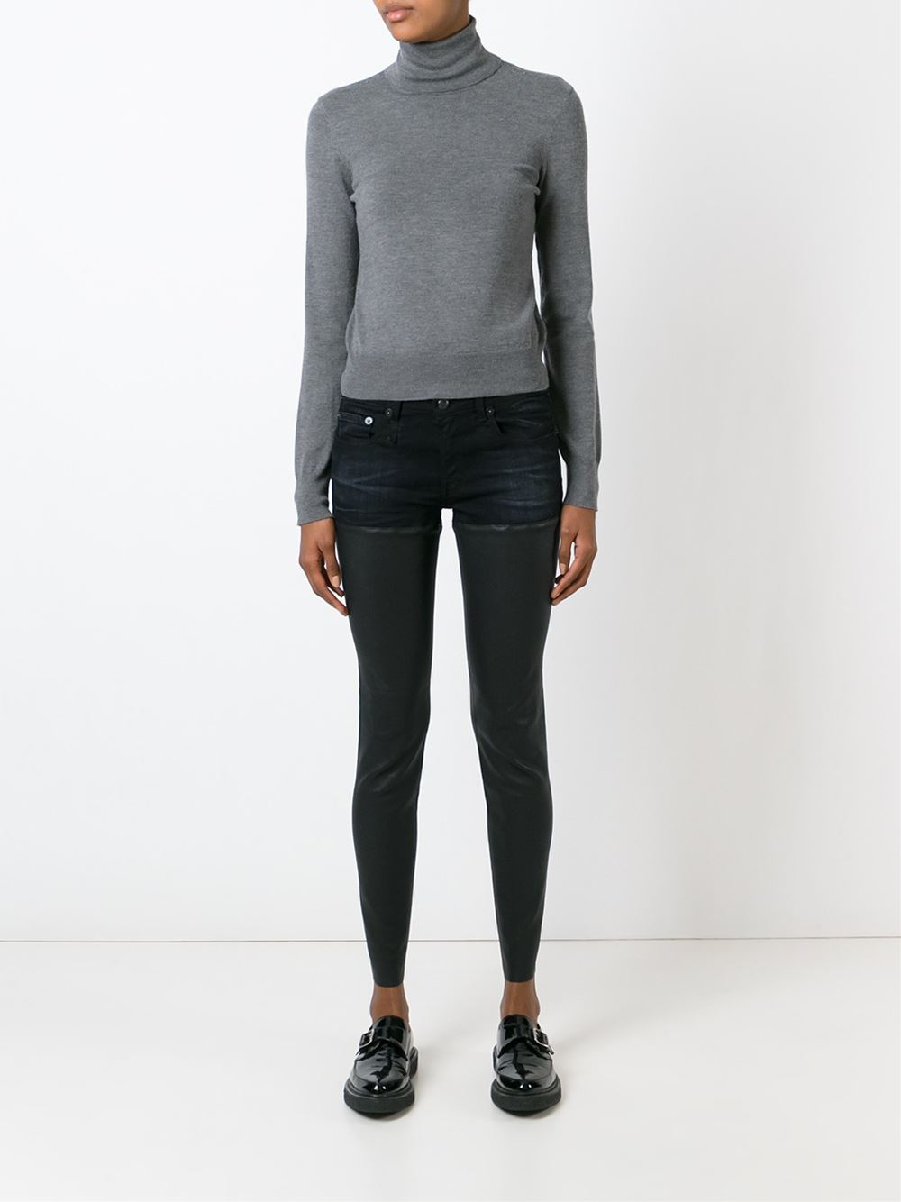 R13 Short And Legging Combo in Black | Lyst