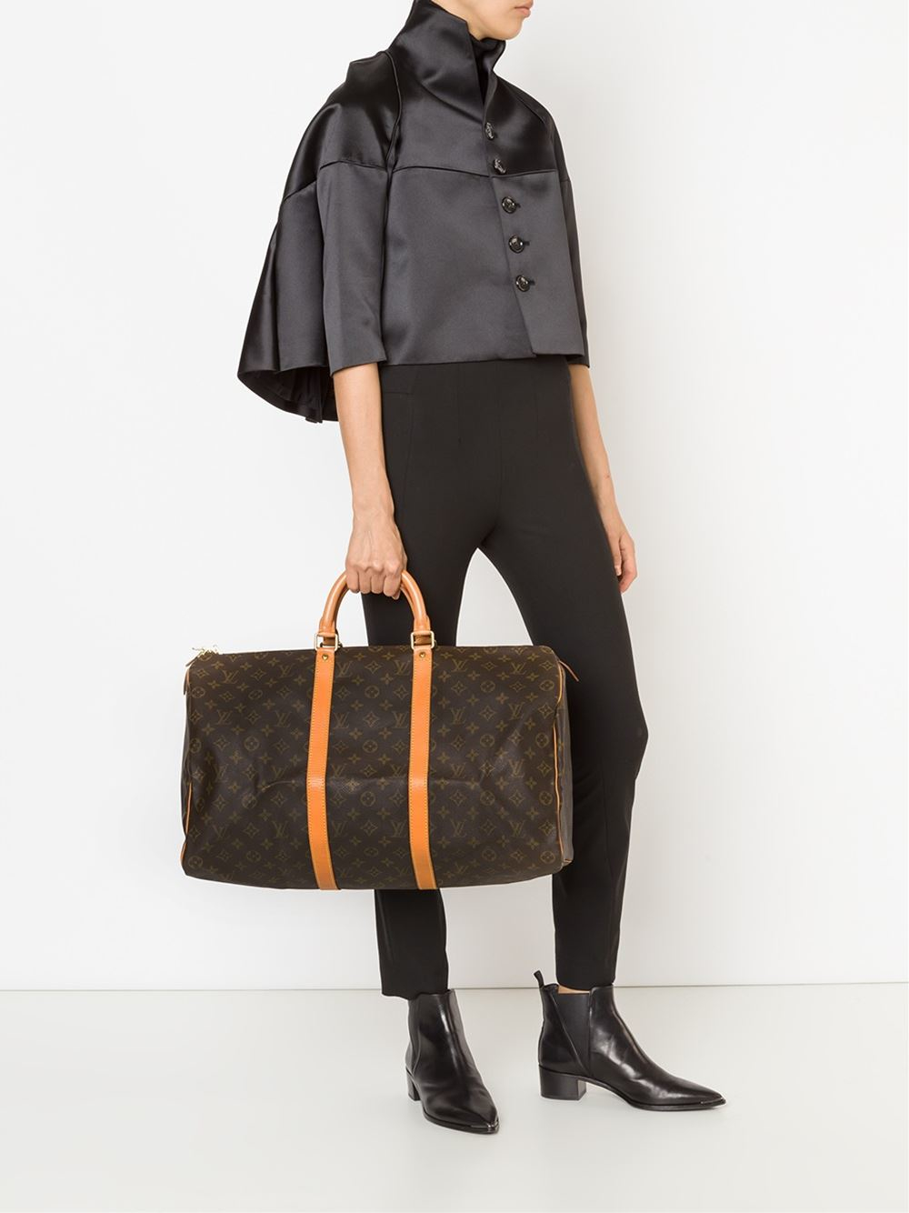 Lyst - Louis Vuitton &#39;keepall&#39; Bag 50cm in Brown