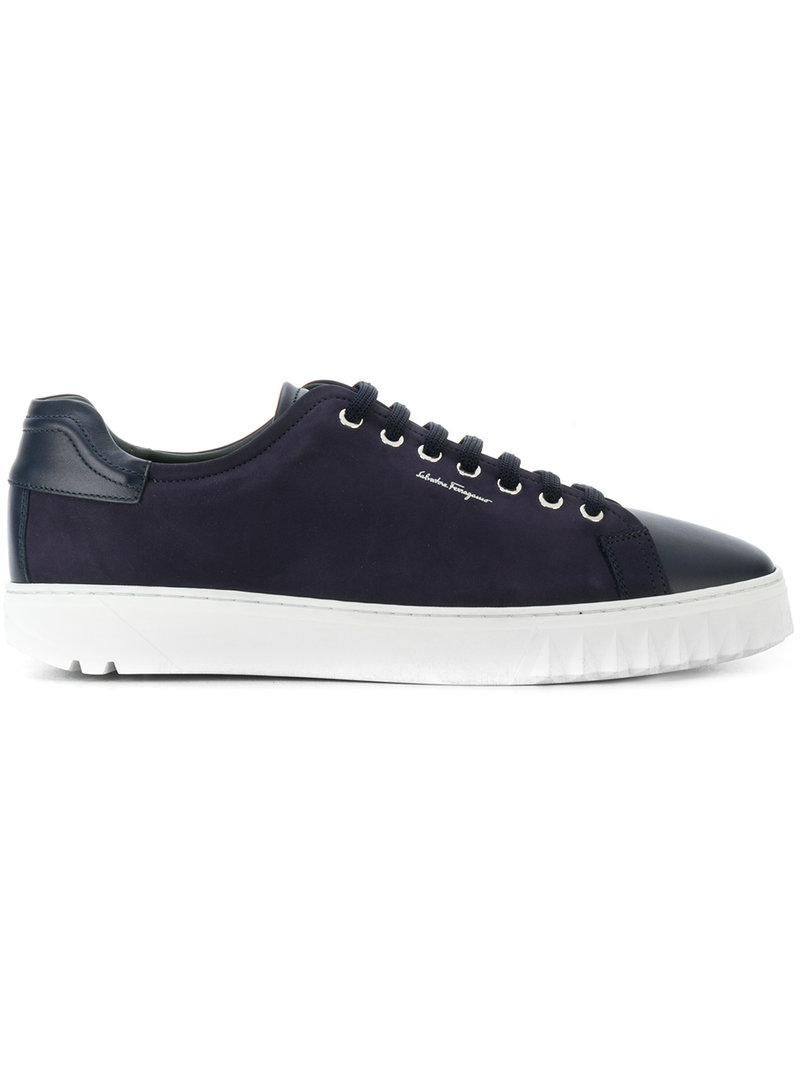 Lyst - Ferragamo Low-top Sneakers in Blue for Men