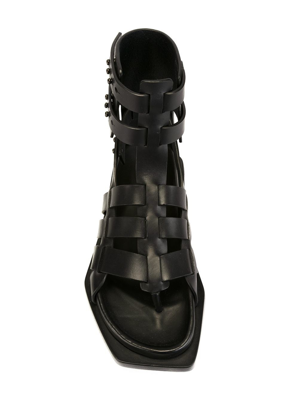Lyst - Rick Owens Gladiator Sandals in Natural