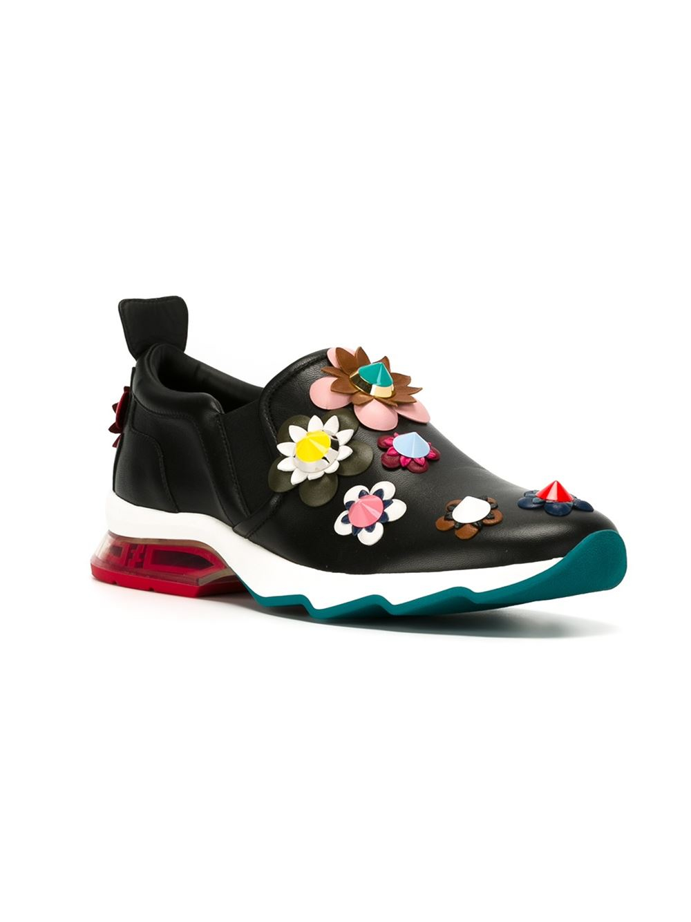 fendi floral sneakers