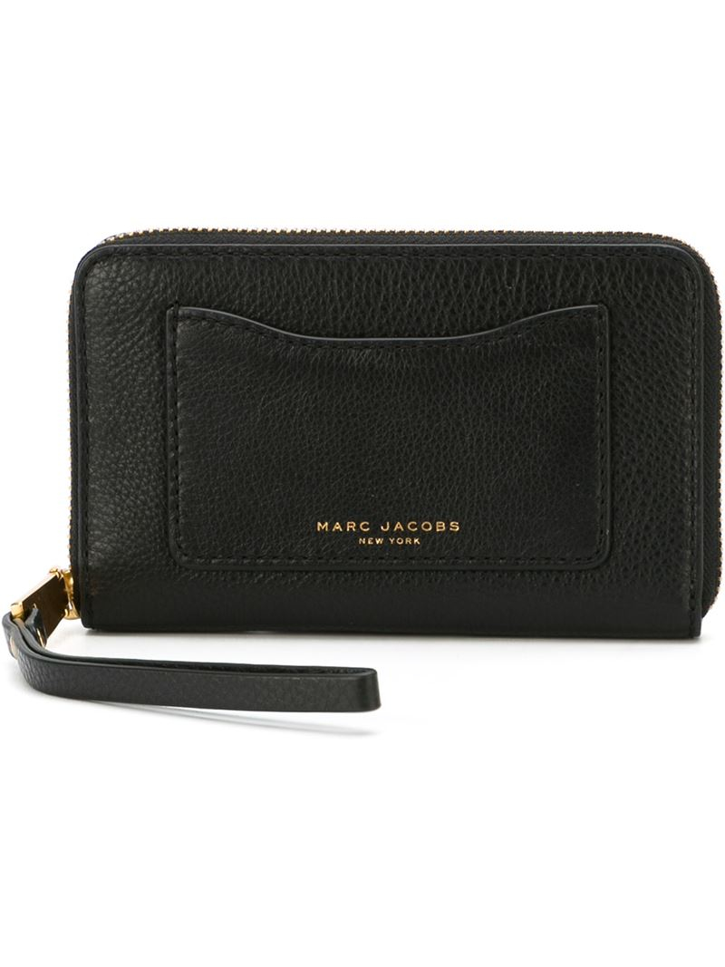 Marc jacobs &#39;recruit&#39; Wallet in Black | Lyst