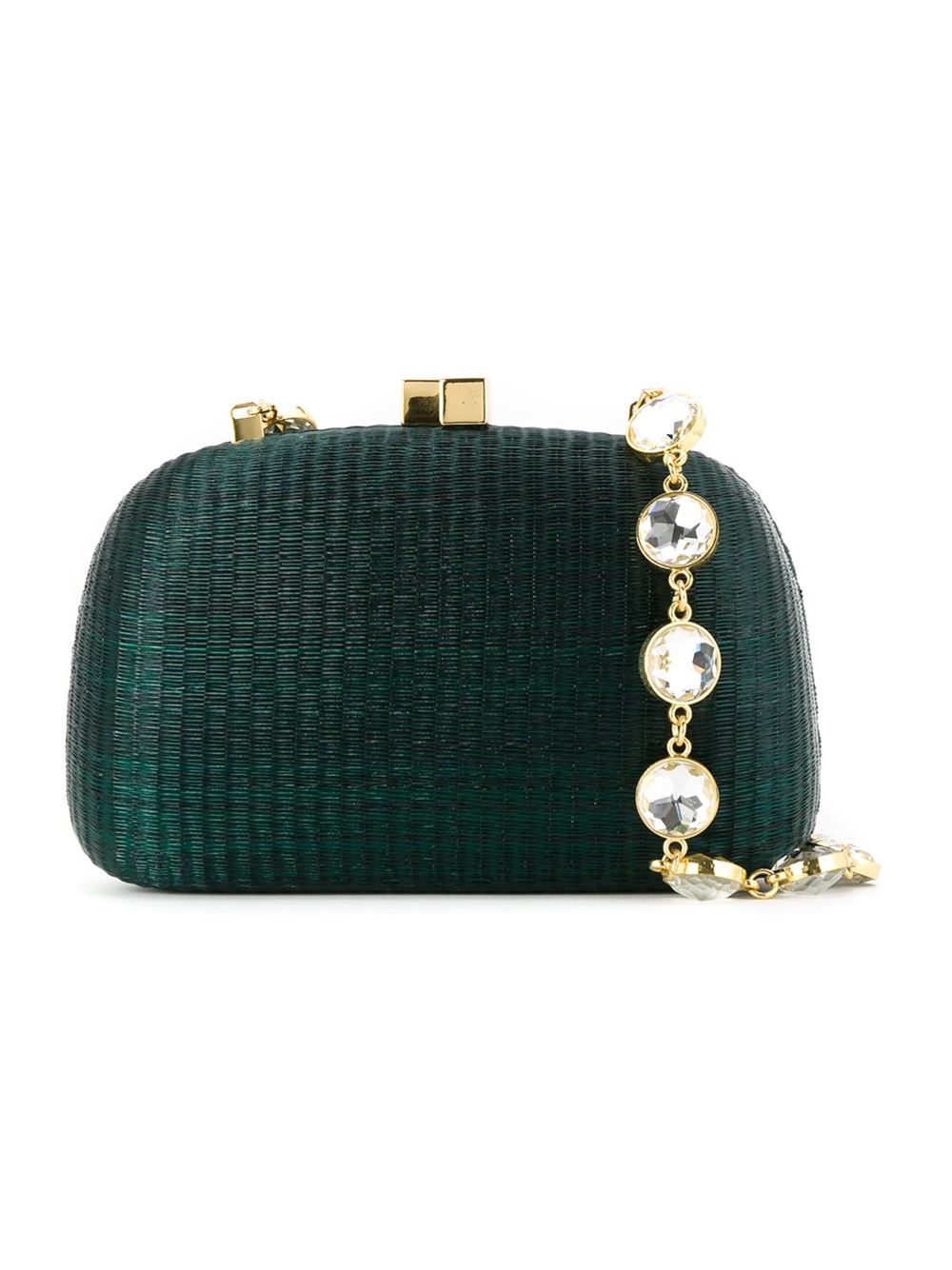 green and black clutch