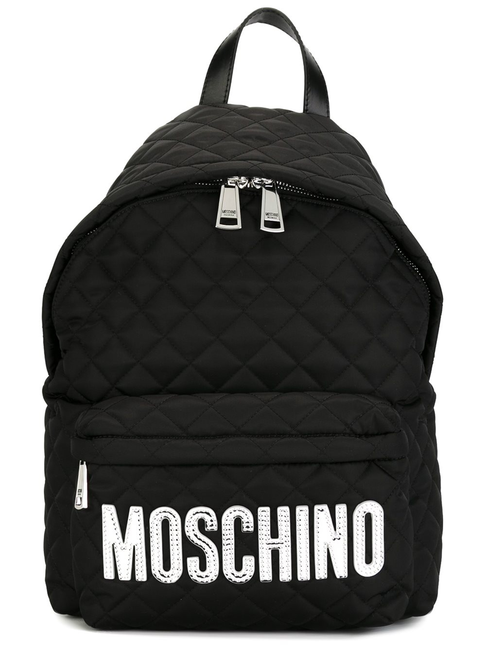 Moschino Quilted Backpack in Black | Lyst