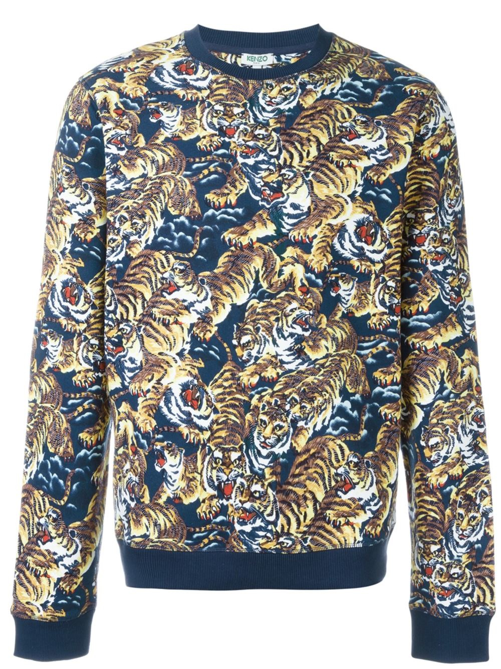 kenzo tiger sweatshirt mens