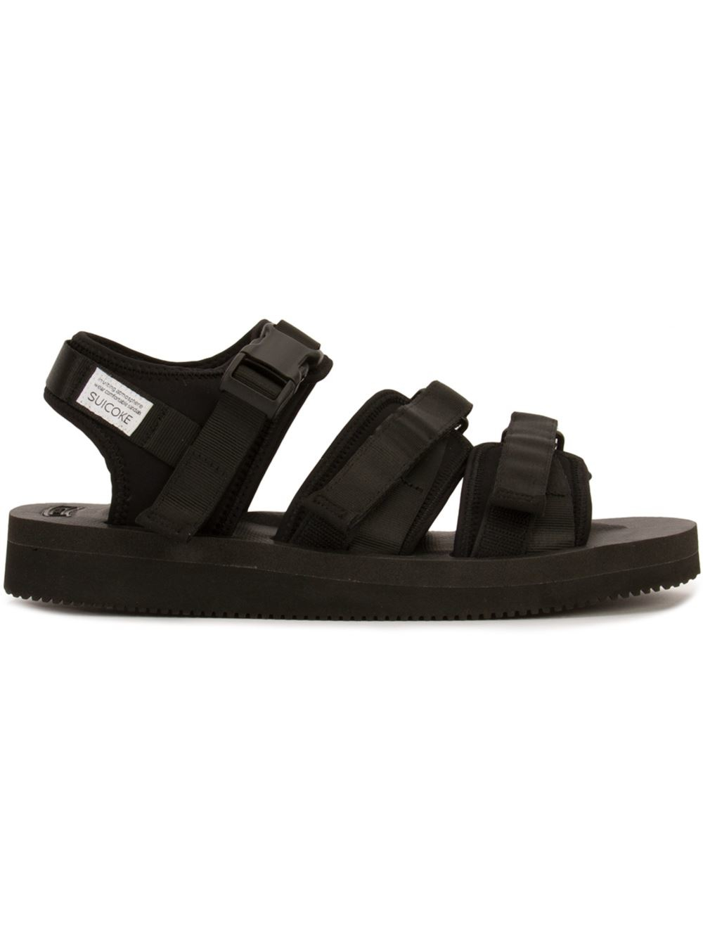 Suicoke Velcro Straps Sandals in Black for Men | Lyst