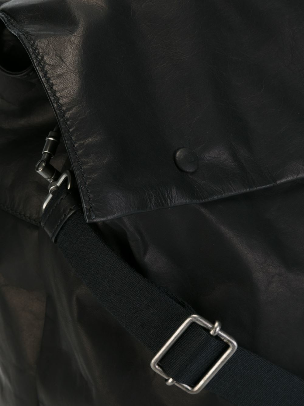 Maison margiela Foldover Messenger Bag in Black for Men | Lyst