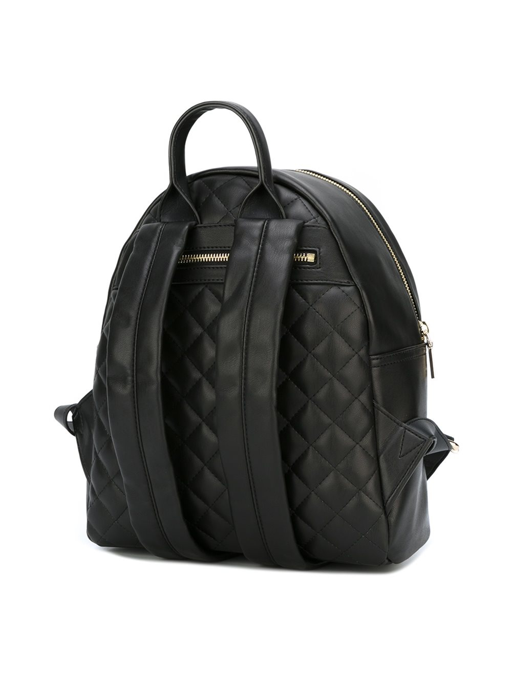 moschino quilted nylon backpack