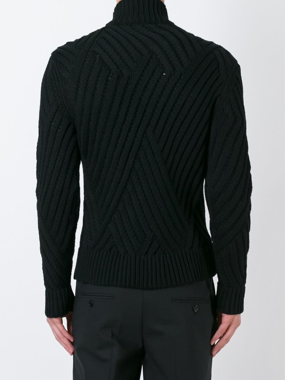 Neil barrett High Neck Jumper in Black for Men | Lyst