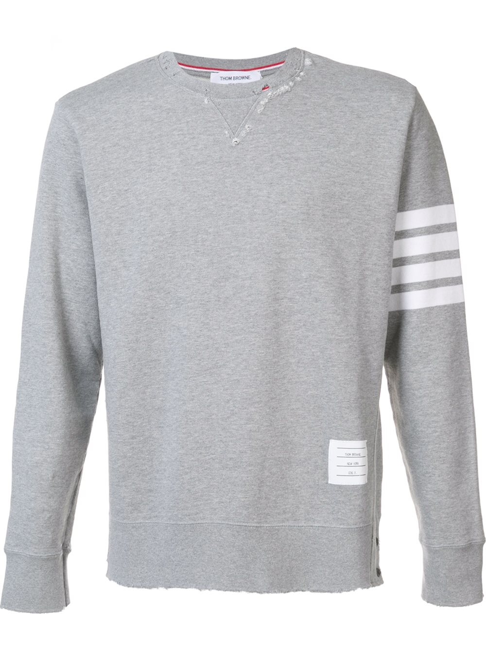 Lyst Thom browne Sleeve Stripe Sweatshirt in Gray for Men