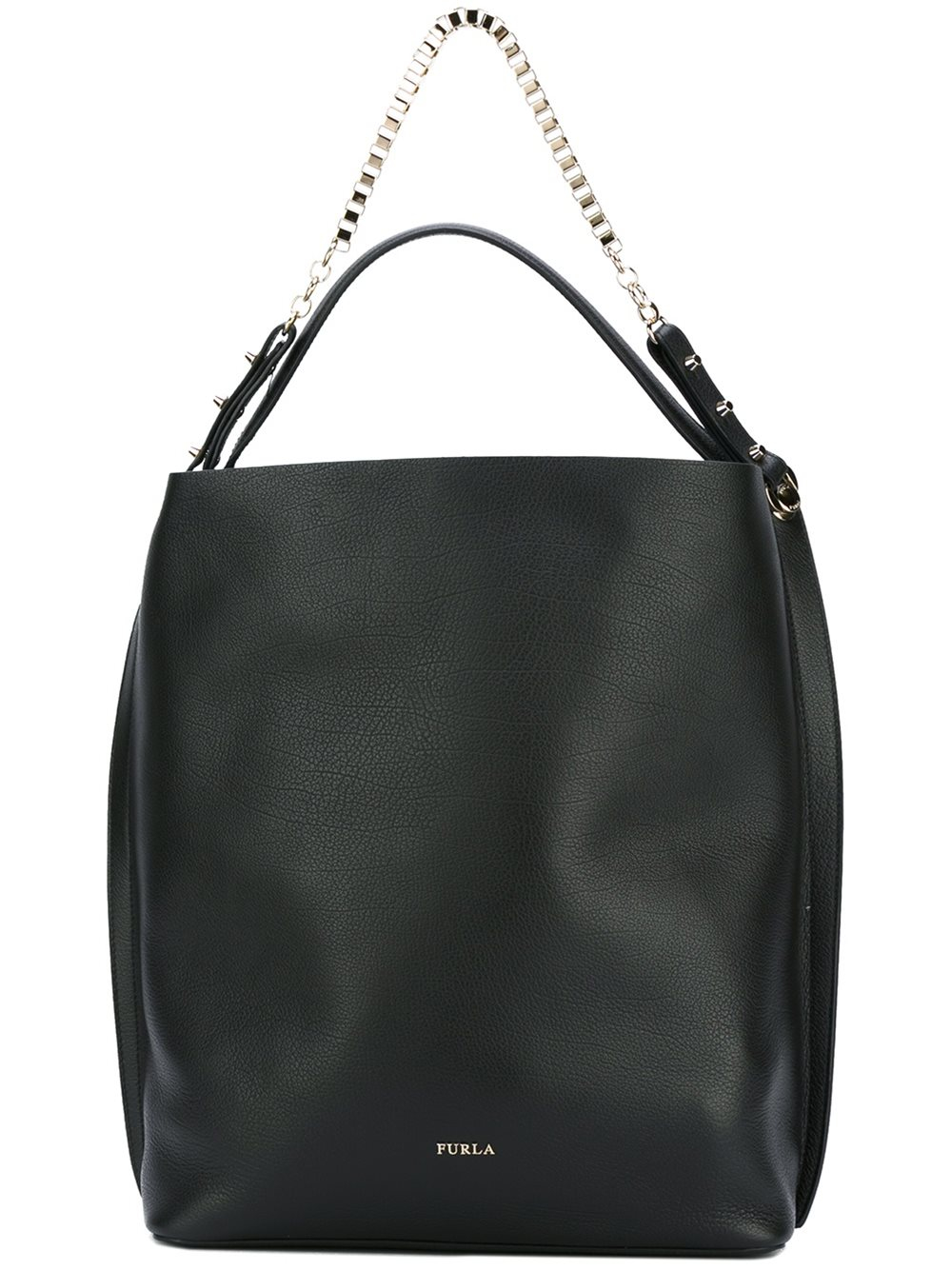 Lyst Furla 'minerva' Shoulder Bag in Black