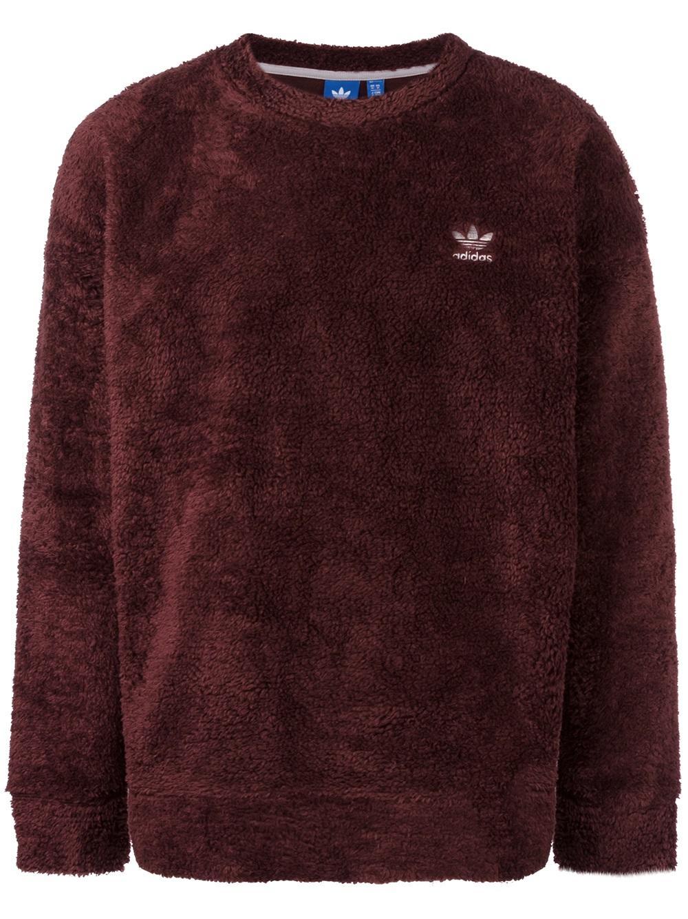 adidas teddy sweatshirt