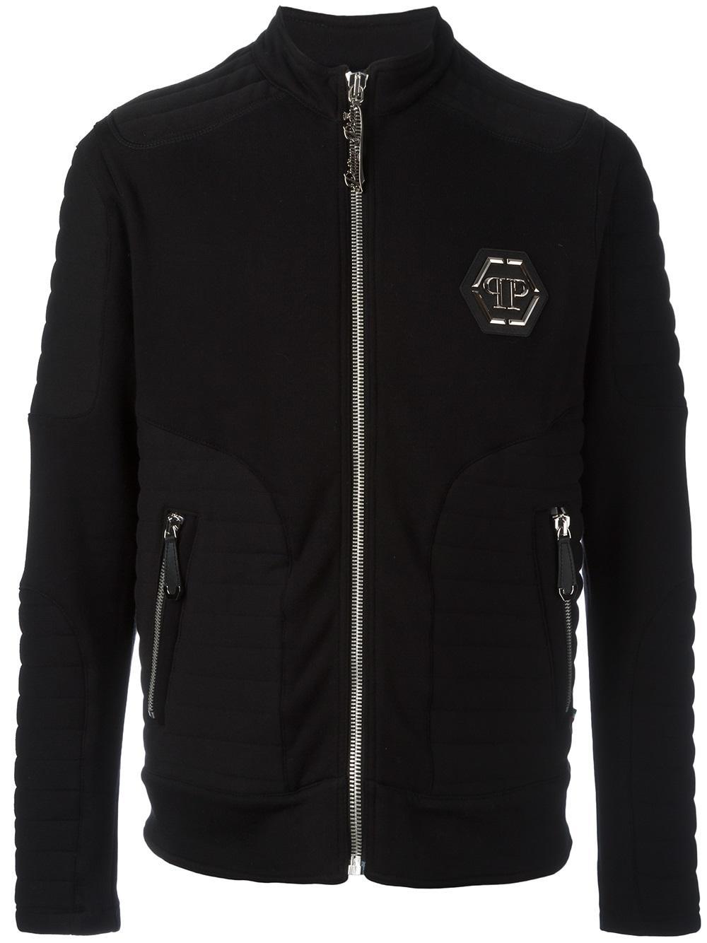 Philipp plein Important Bomber Jacket in Black for Men | Lyst