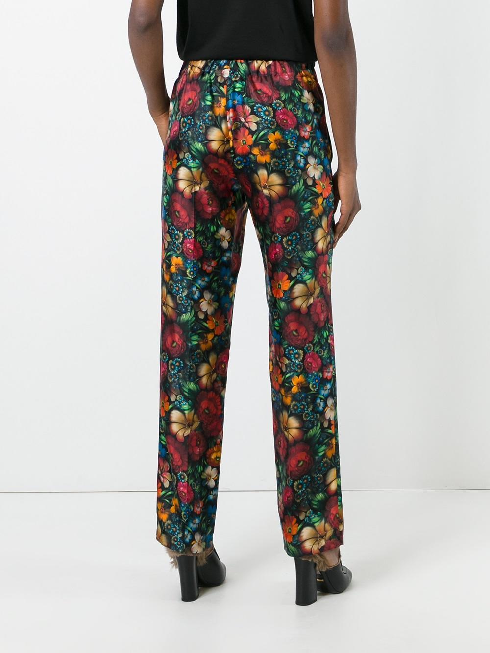 gucci floral trousers