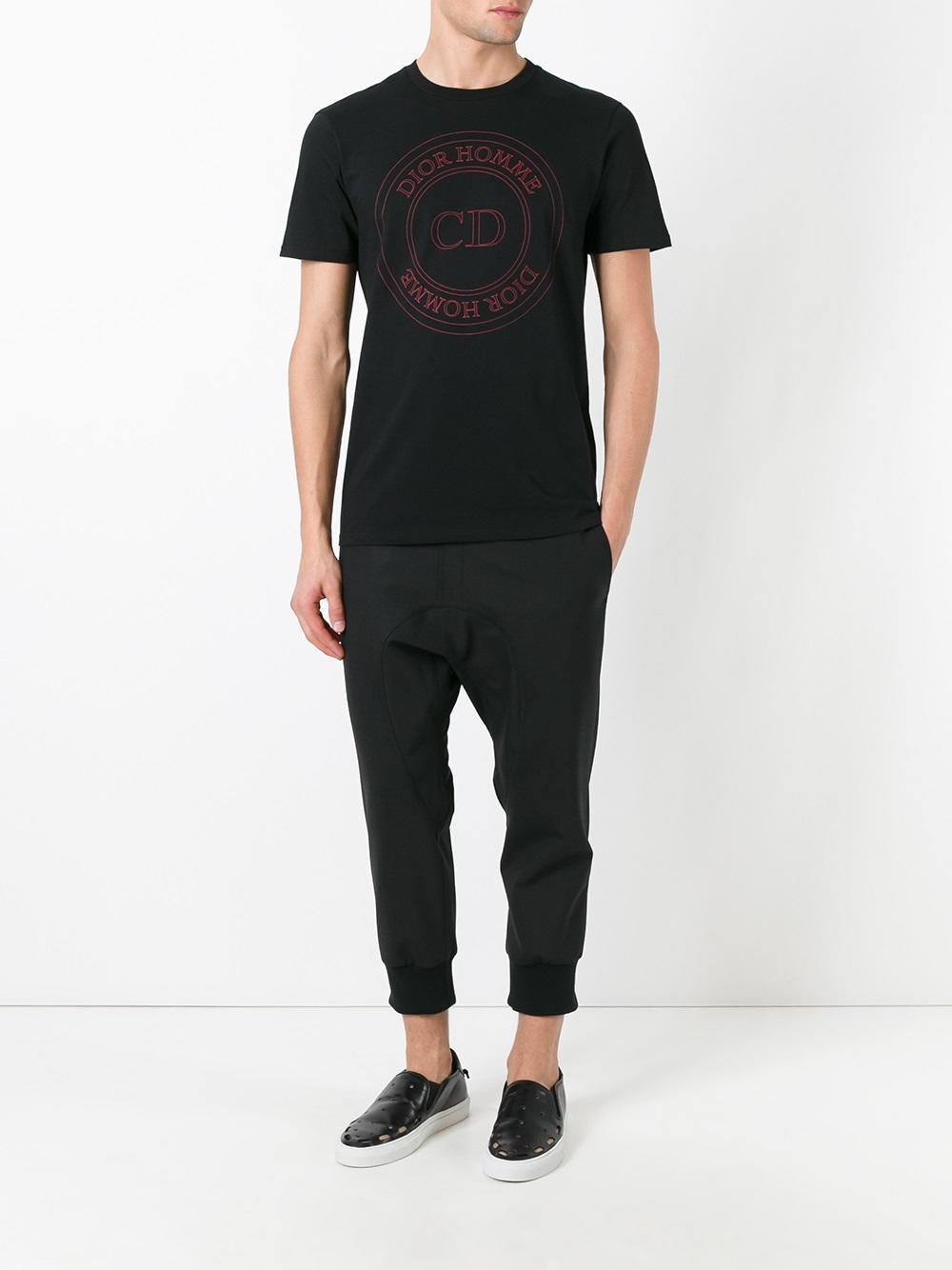 Lyst - Dior - Logo Print T-shirt - Men - Cotton - S in Black for Men