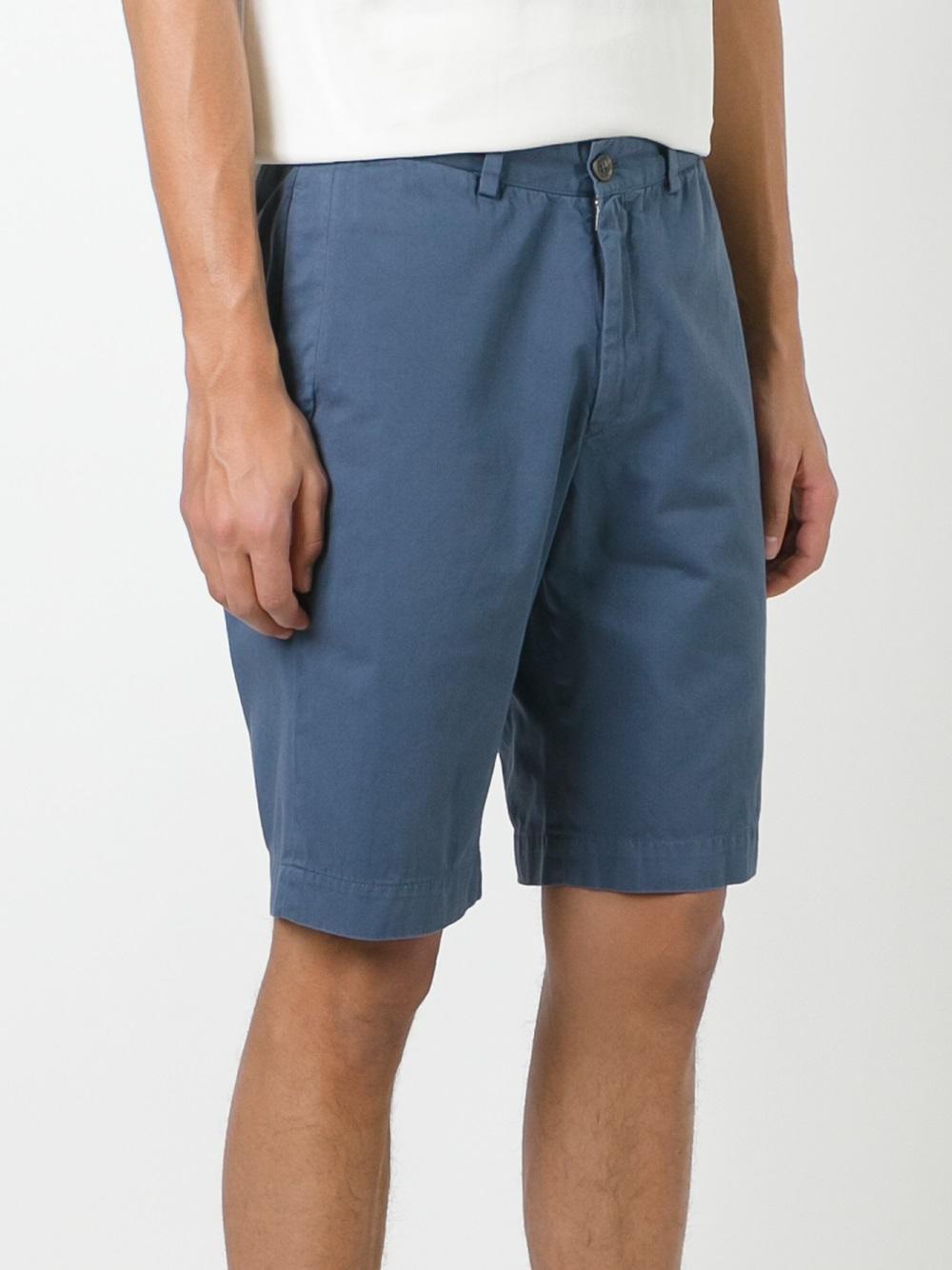 Lyst - Sunspel Classic Chino Shorts in Blue for Men