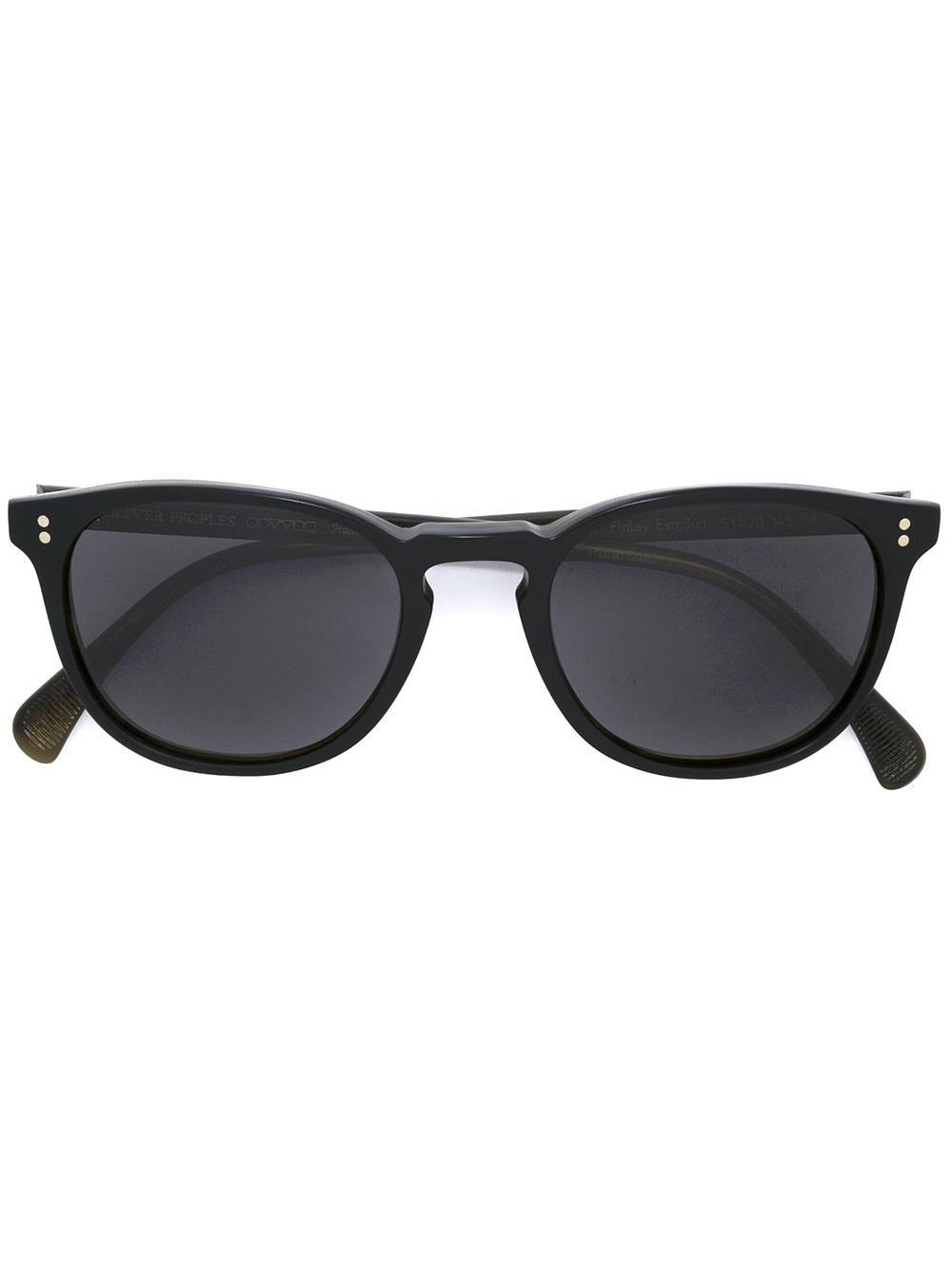Oliver peoples Finley Esq. Sunglasses in Black | Lyst
