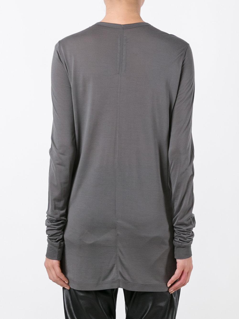 rick owens long t shirt