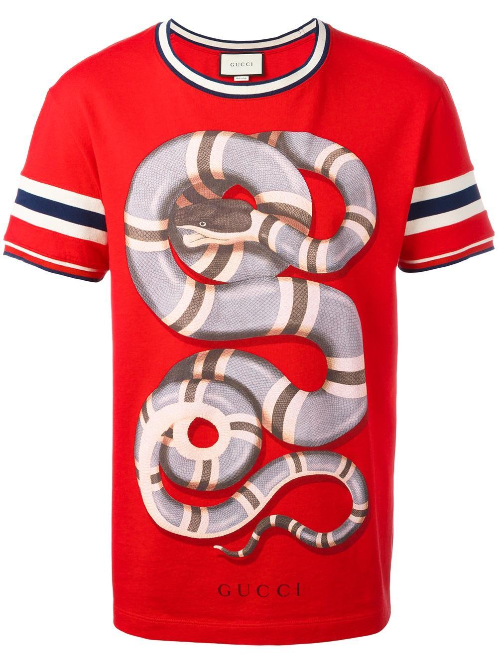 t shirt gucci snake