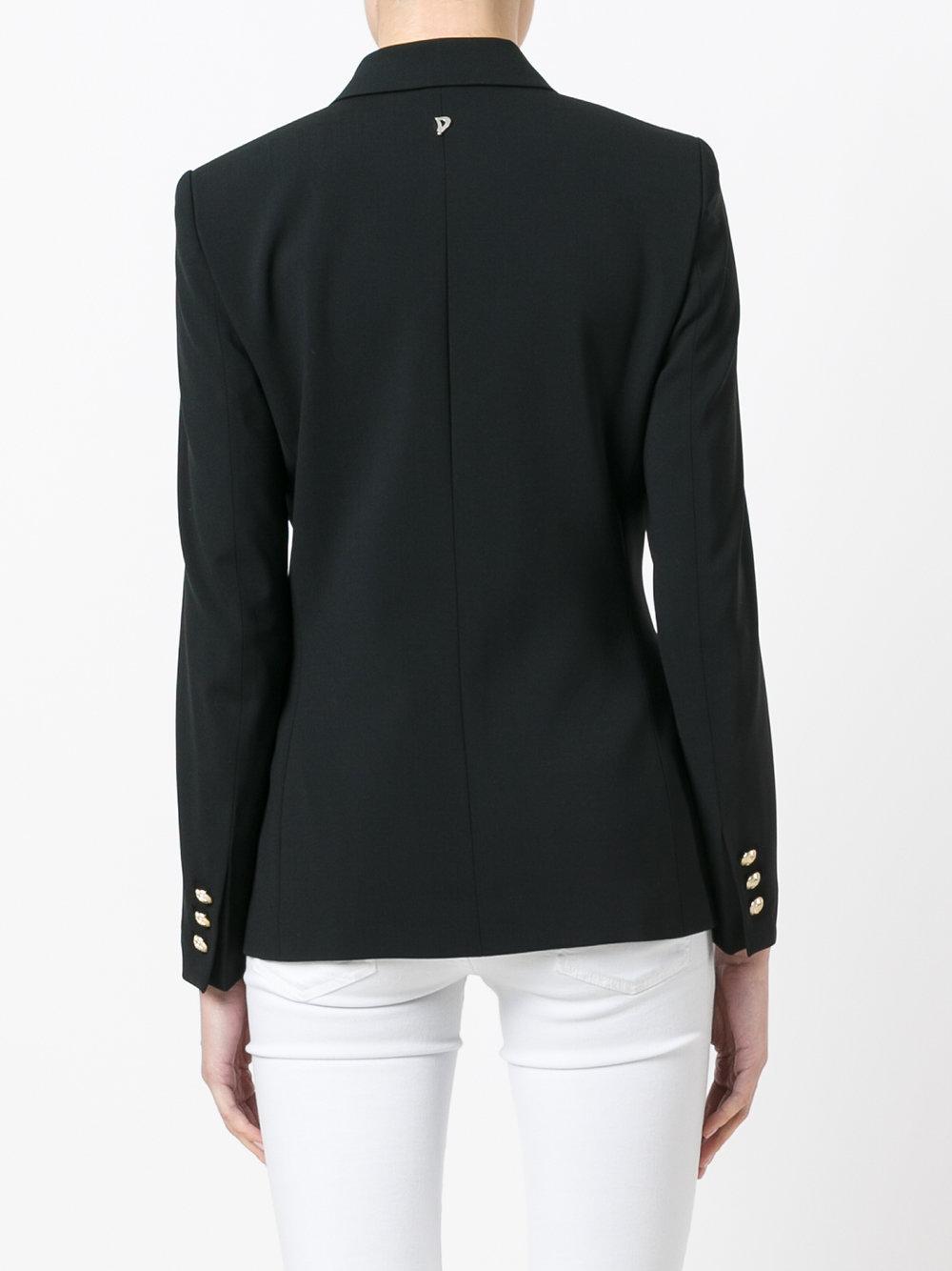 Lyst Dondup Doublebreasted Blazer in Black