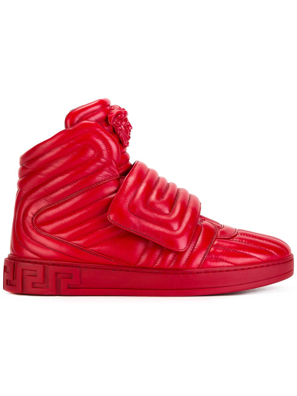 versace red high heels