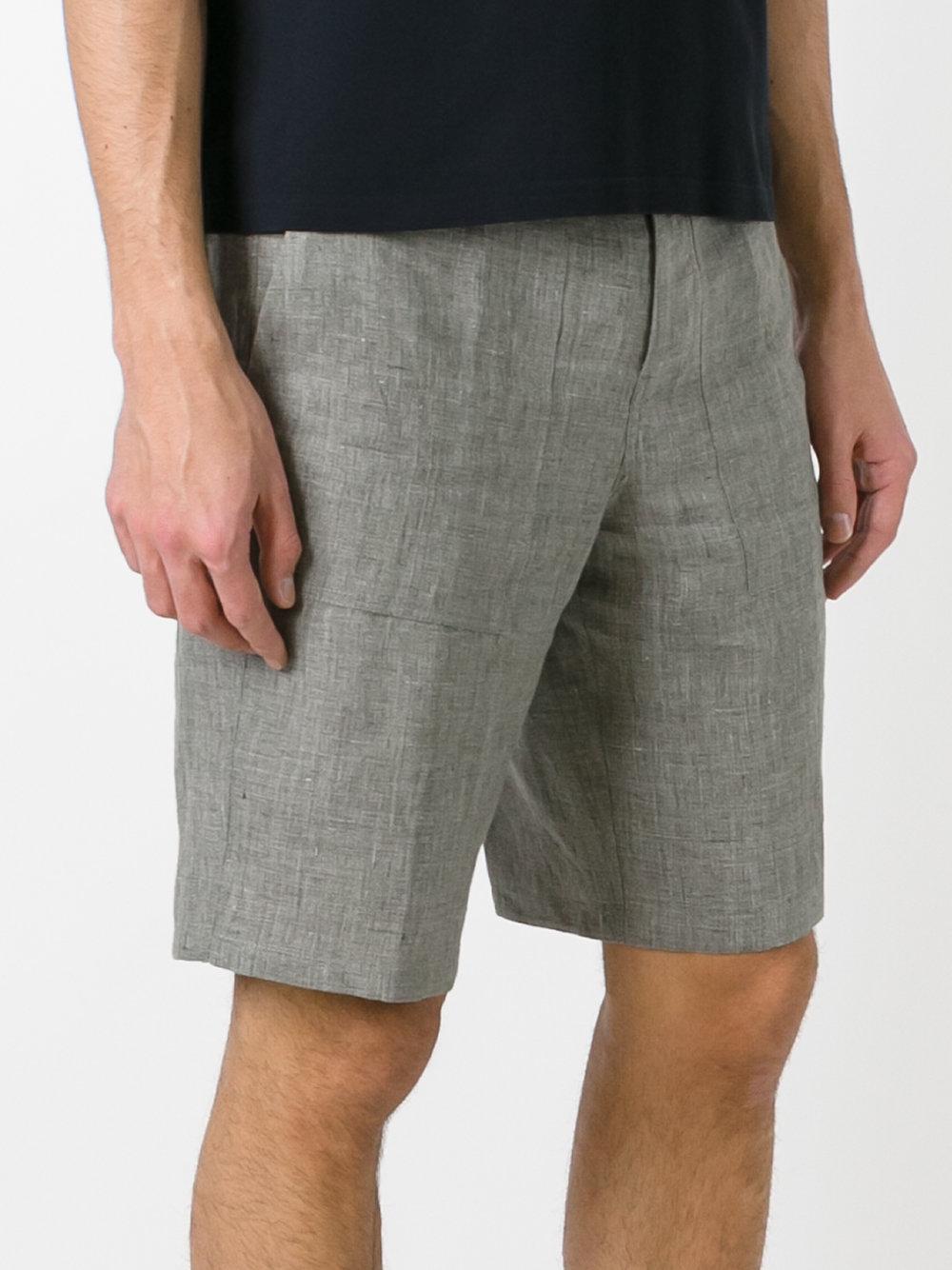 Lyst - Brunello Cucinelli Tailored Shorts in Green for Men