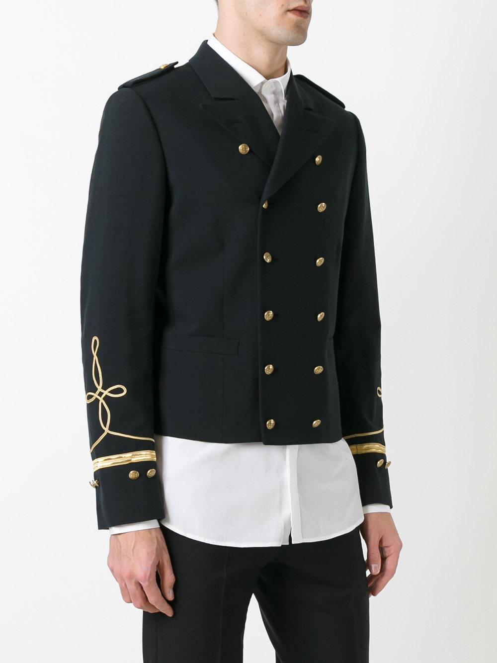 Ports 1961 Military Style Blazer in Black for Men Lyst