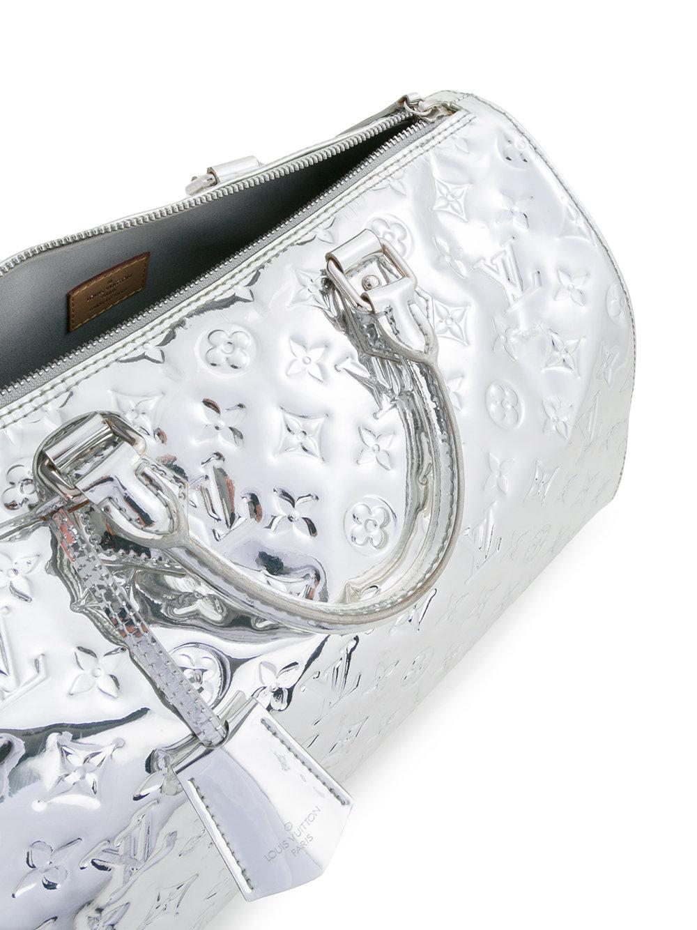 Lyst - Louis Vuitton Speedy 30 Metallic (grey) Duffle Bag in Metallic