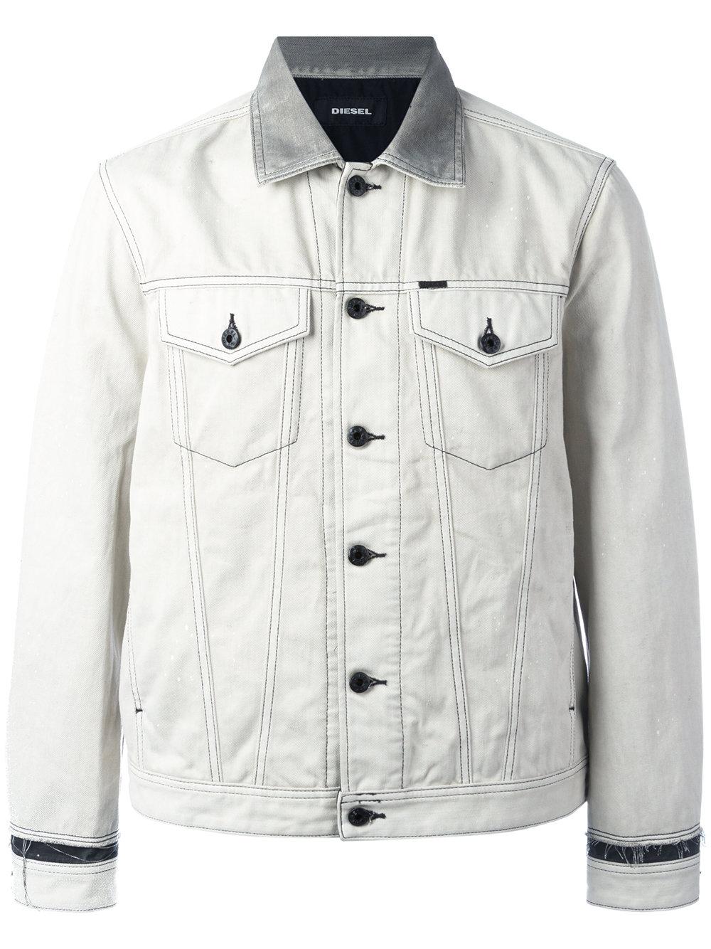 Diesel D'illie Jacket in White for Men | Lyst