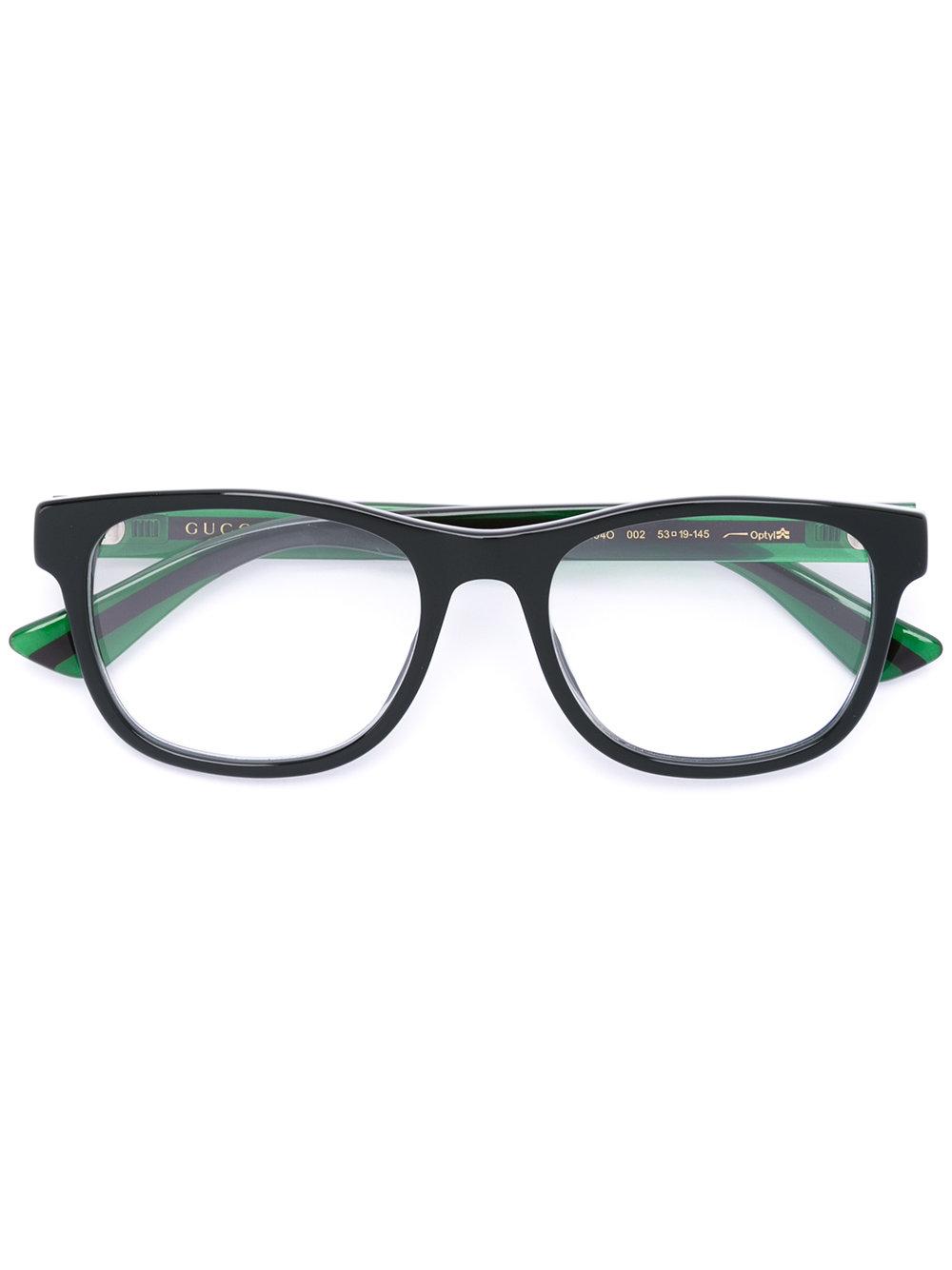 Gucci - Web Arm Contrast Glasses - Men - Acetate - 53 in ...