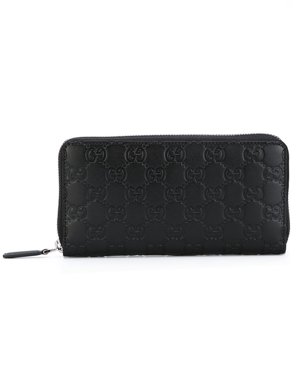 Gucci - Gg Signature Wallet - Men - Calf Leather - One Size in Black | Lyst