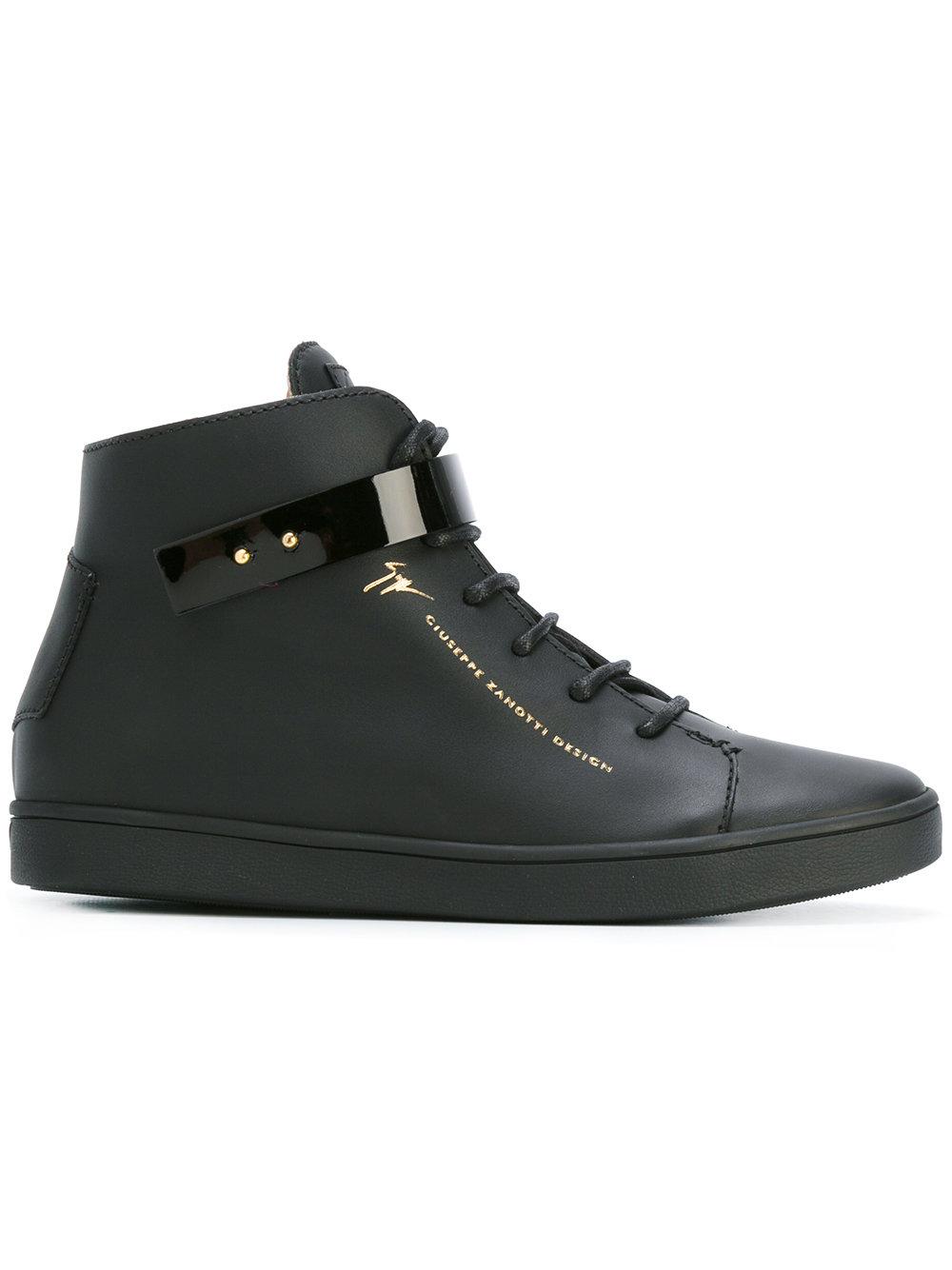 Lyst - Giuseppe Zanotti Signature Hi-top Sneakers in Black