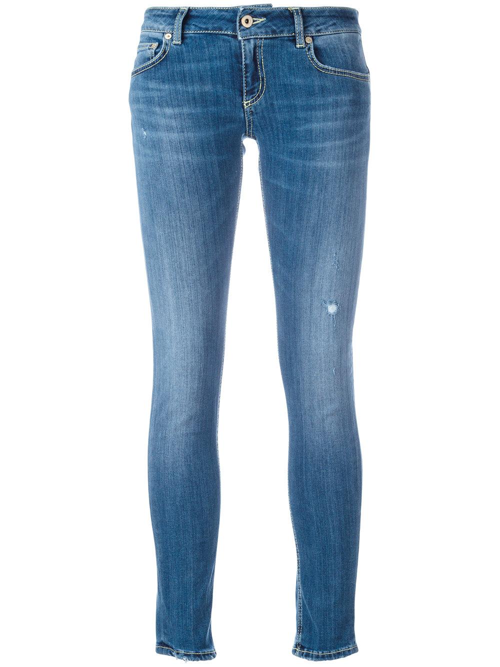 Dondup - 'lambda' Mid-rise Skinny Jeans - Women - Cotton/polyester ...