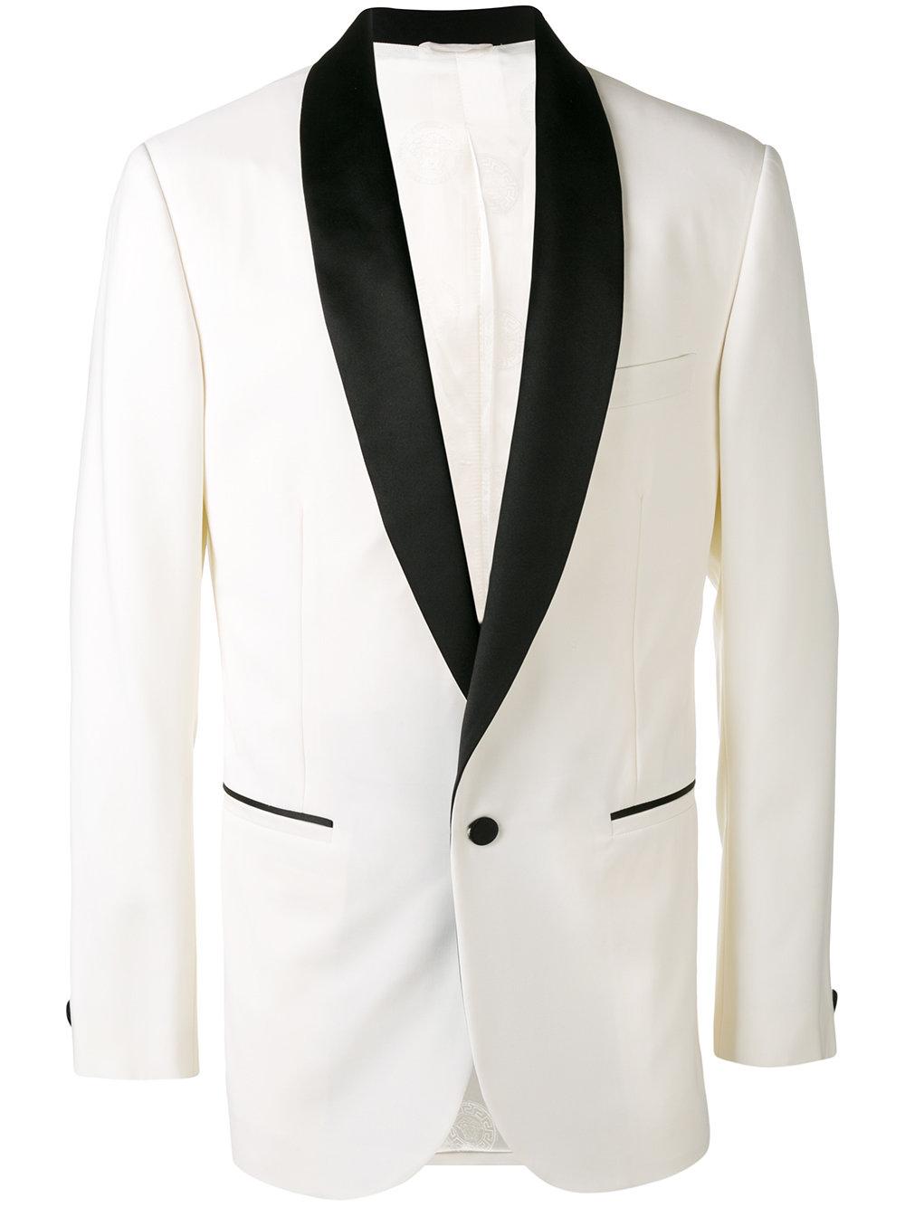 Versace Tuxedo Jacket in White for Men - Lyst