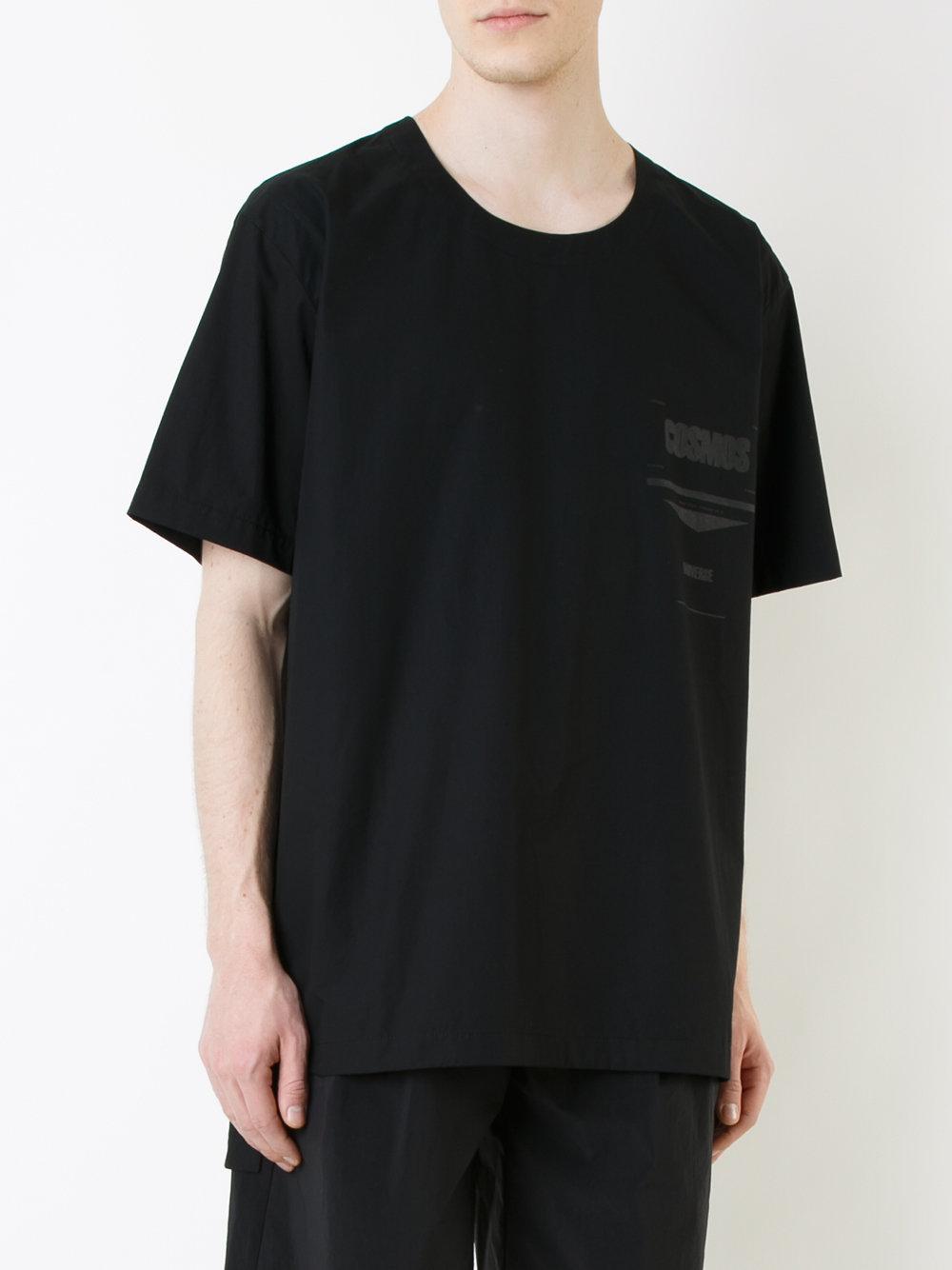 Lyst - General Idea Tonal Print T-shirt in Black for Men