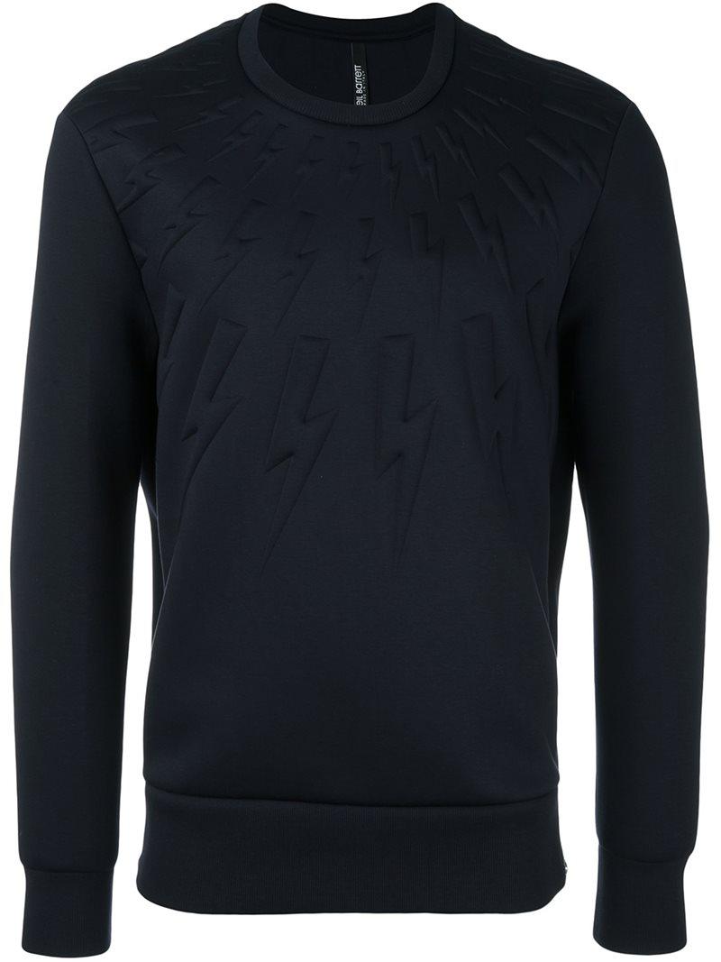 neil barrett lightning bolt sweater