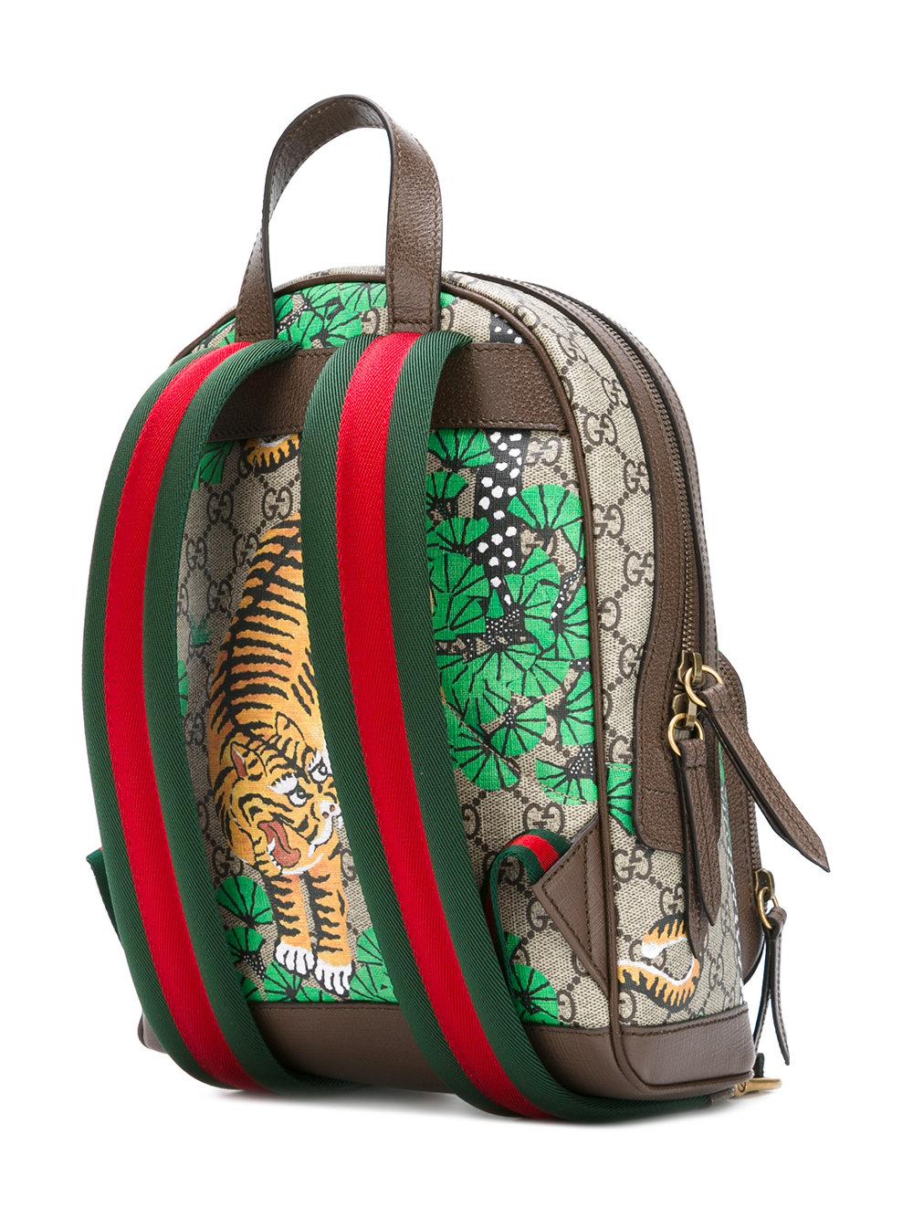 Gucci Bengal Tiger Print Backpack - Lyst
