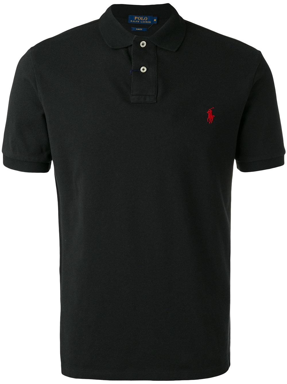 Polo ralph lauren Classic Polo Shirt in Black for Men | Lyst