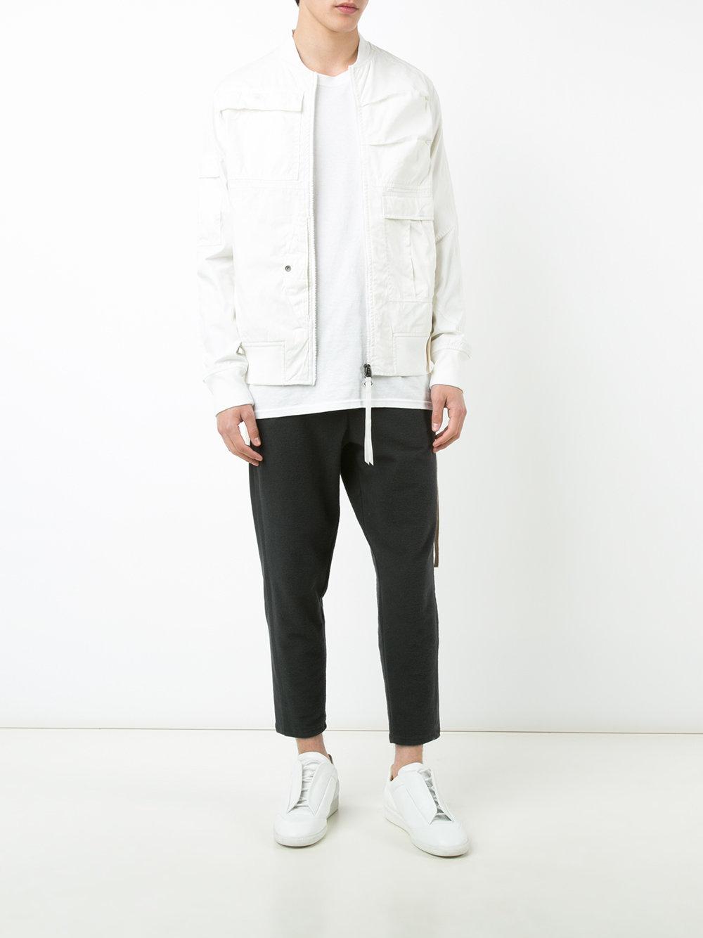 Maharishi Multi-pockets Lightweight Jacket in White for Men | Lyst